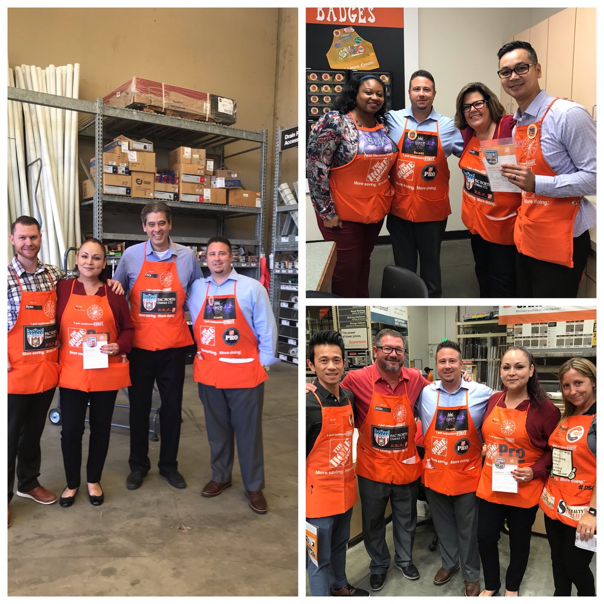 Very proud of these store managers in D50 support for services, saftey, &amp; training! #pacnorthproud <a href="/TysonPham639/">Tyson Pham</a> <a href="/Barrayesi/">Yesenia THD</a>