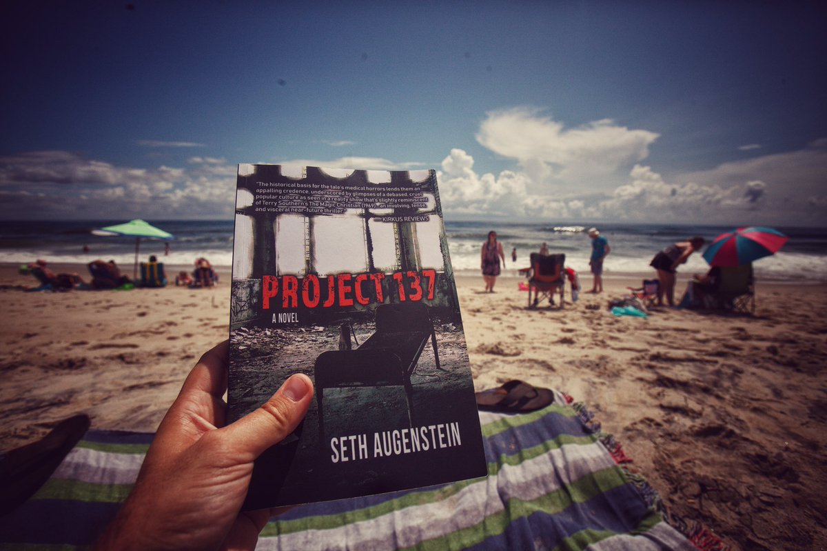 freelphoto's tweet photo. What a relaxing morning on the beach while reading about some messed up shit! Thanks @SethAugenstein #project137 #horrornovel https://t.co/iNDrPuUklA