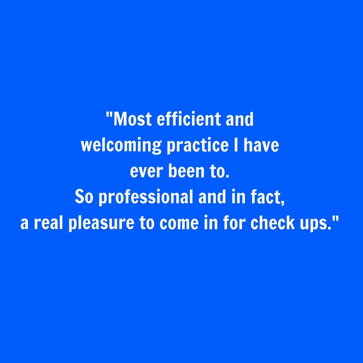 WGCdentist's tweet photo. What a great review from our patient π₯° #dentistry #knightsfield #dentist #wgc #review #thankyou #teeth #hygienist https://t.co/iDllBTkgKY