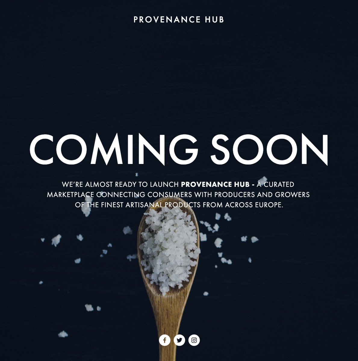 WE’RE ALMOST READY TO LAUNCH PROVENANCE HUB - A CURATED MARKETPLACE CONNECTING CONSUMERS WITH PRODUCERS AND GROWERS OF THE FINEST ARTISANAL PRODUCTS FROM ACROSS EUROPE. #provenancehub #passionateproducers #marketplace