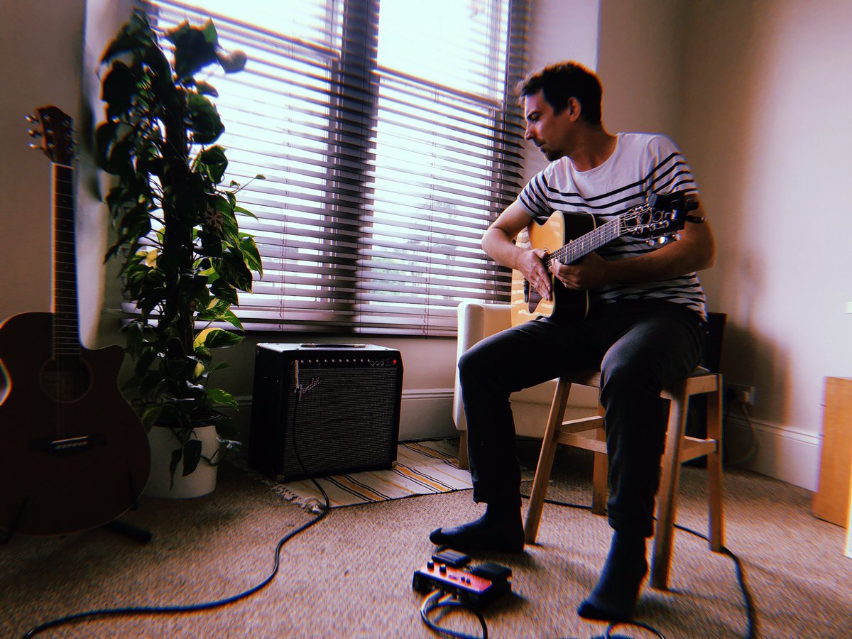 A trio of Scurrahs, ft. Loop pedal and a massive plant #rehearsing