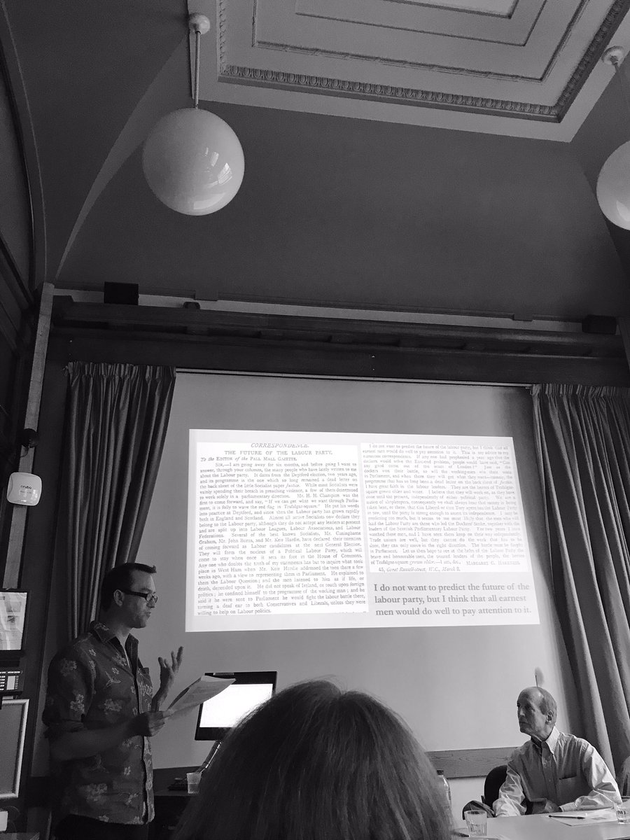 PTAJones's tweet photo. .@matthewingleby pointing to @M_E_Harkness’s reminder that the political future is still open.
Is Harkness’s future aligned with future readers? @LiteraryLondon @FemLitCake @amalexathorn @BirkbeckUoL @19_birkbeck #litlon https://t.co/V0Y0EhbN0c