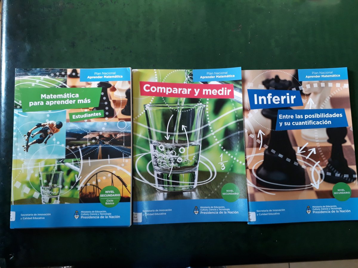 CIIELNALEM's tweet photo. El CIIE de Leandro N. Alem informa que recibió del Ministerio de Educación, Cultura, Ciencia y Tecnología de la Nación cuadernillos docentes y libros para estudiantes, que forman parte de los materiales elaborados por el Plan Nacional Aprender Matemática. https://t.co/28Lkf1fVq5