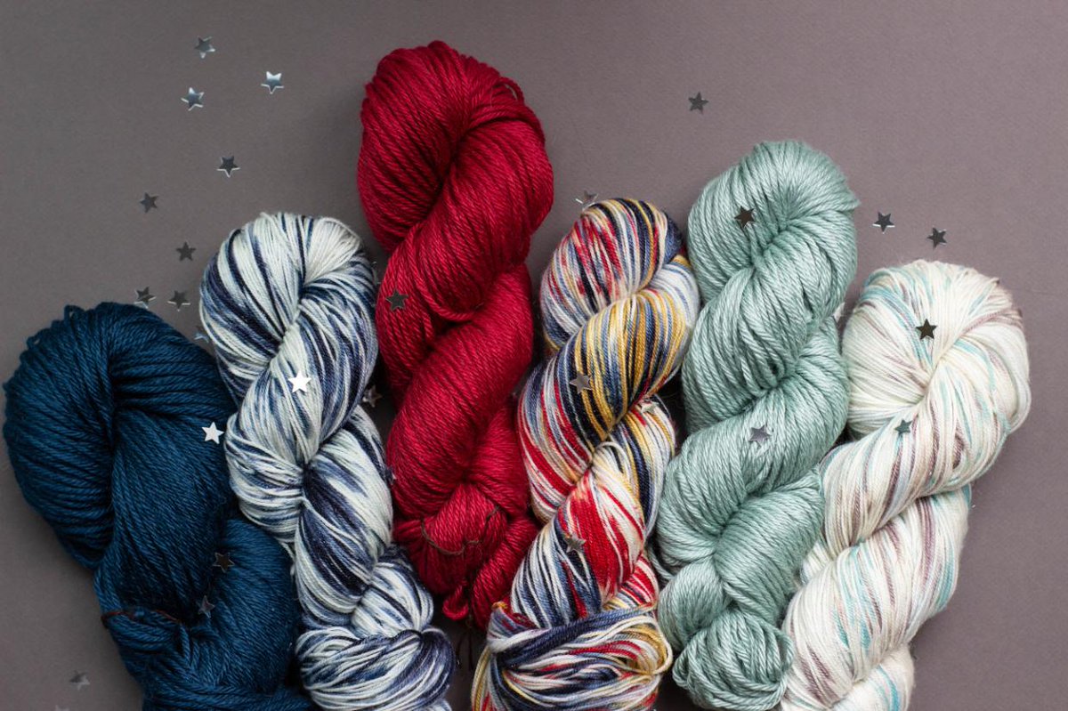 The circus is coming! With this month's theme, our colorways are a return to the rich traditions of the circus 🎪 Here is a look at all of the show-stopping collection: (from left to right) Pachyderm, Starlight, Light Up, Grandstand, Flying Trapeze, and Horseback Dancer.