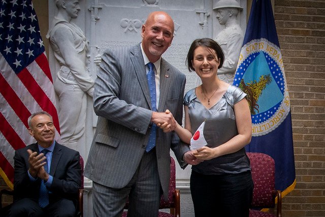 USDAForeignAg's tweet photo. Welcome to our USDA overseas family! Dep Sec of Ag Steve Censky and FAS Admin Ken Isley celebrated the swearing in of 12 new Foreign Service officers who will serve as the face and voice of 🇺🇸 agriculture at US embassies around the🌎. Thank you for your commitment to #USDAtrade! https://t.co/ODhIxiP39f