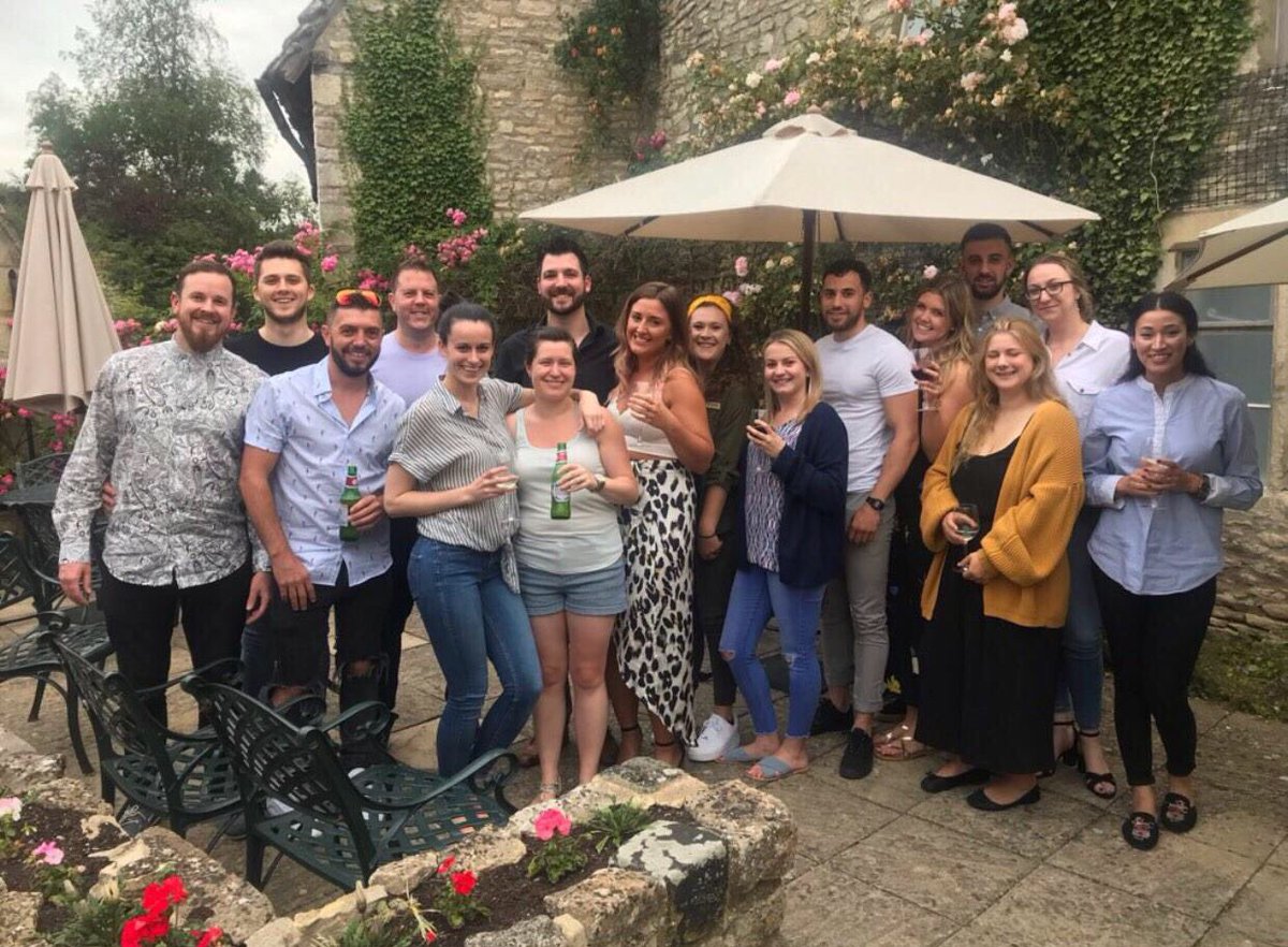 Thank you to our teams of <a href="/ExclusivePeople/">Exclusive People</a> at the Castle Inn and the Manor House for looking after us Cloud 9 bunch. Module One ✅