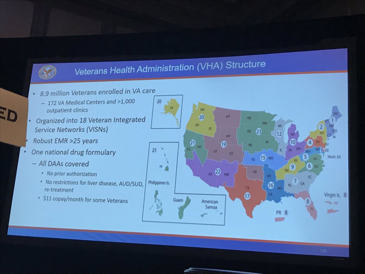 swang8's tweet photo. Pamela Belperio, PharmD talks about #HCV treatment at the #VA- they have cured 100,000 people!!
Amazing that 65% of cures were initiated by #Pharmacists, #NursePractitioners & #PhysicianAssistants!
@altVAHealth @ASTHO #NOhep #HCVCure #PrimaryCare https://t.co/g3EApnN1FM
