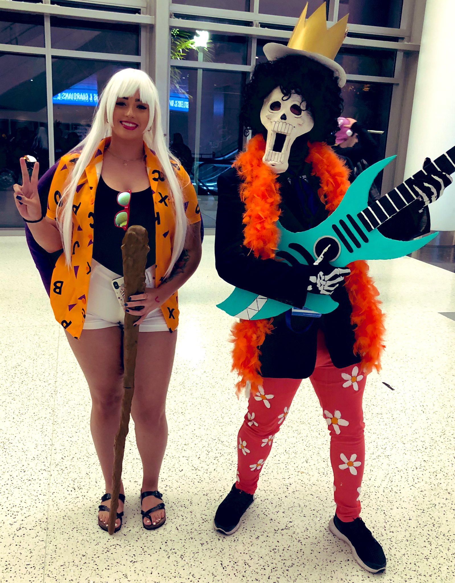 Jacob Just A Couple Of Old Perverts Yohohoho 19 South Florida Super Con Onepiece Supercon Supercon19 Brook Brookcosplay Cosplay Cosplayer ワンピース Soulking Soulkingbrook Mugiwara Masterroshi Roshi Dbz Dragonball