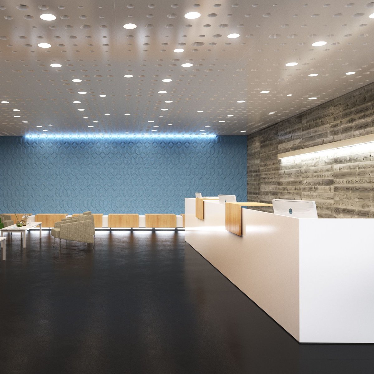 UrbanHyveAus's tweet image. A modern office reception area screaming elegance, sophistication, comfort, class, high-quality furniture and a wonderful conceptualization. Check out our website urbanhyve.com.au/reception-area…

#officereception #officereceptiondesign #officefitout #officereceptioninterior