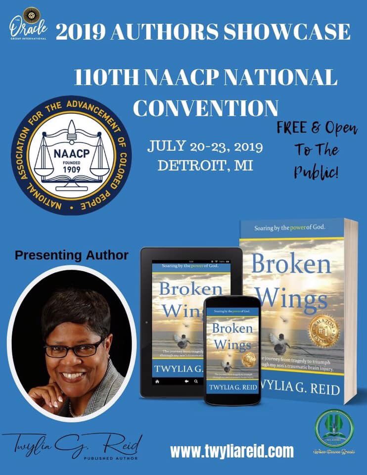twyliagreid's tweet photo. Honored and proud to announce that I will be one of the presenting authors during this year's 110th NAACP National Convention! #GodIsAble #Honored #Author #Visionary #IWriteChristianBooks #BrainInjuryAdvocate #Caregiver #Speaker #110NAACPNationalConvention #NAACP https://t.co/e1MZBdfAEE