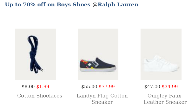 Up to 70% off on Boys Shoes 2mydeal.com/content/70-boy…