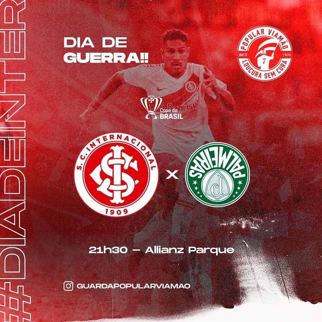 PopularViamao's tweet photo. DIA DE INTER

⚽️ Palmeiras x INTER
🏟 Allianz Parque
⏱ 21:30 

VAMOS LUTAR, ATÉ MORRER, SEREMOS CAMPEÕES! 🇦🇹👊🏽 https://t.co/39P35F2SQU