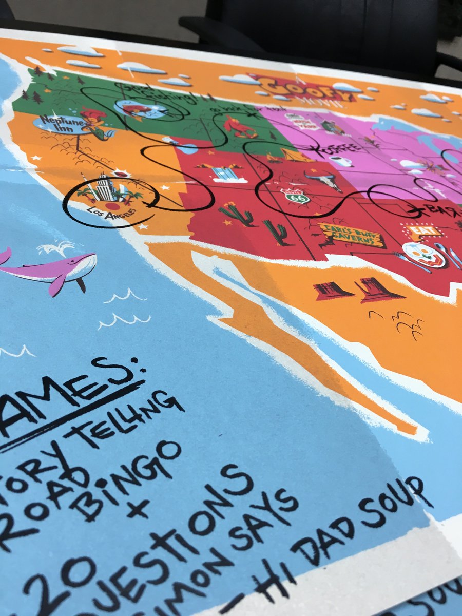 Goofy Map my finished piece for the Dream Destinations 2 show at @gallerynucleus ...