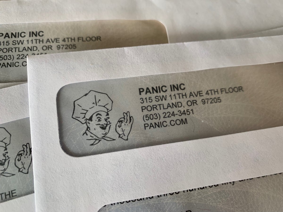 When we re-ordered our business checks, it had a free drop-down menu to add a piece of pre-approved clip-art, and I literally could not resist