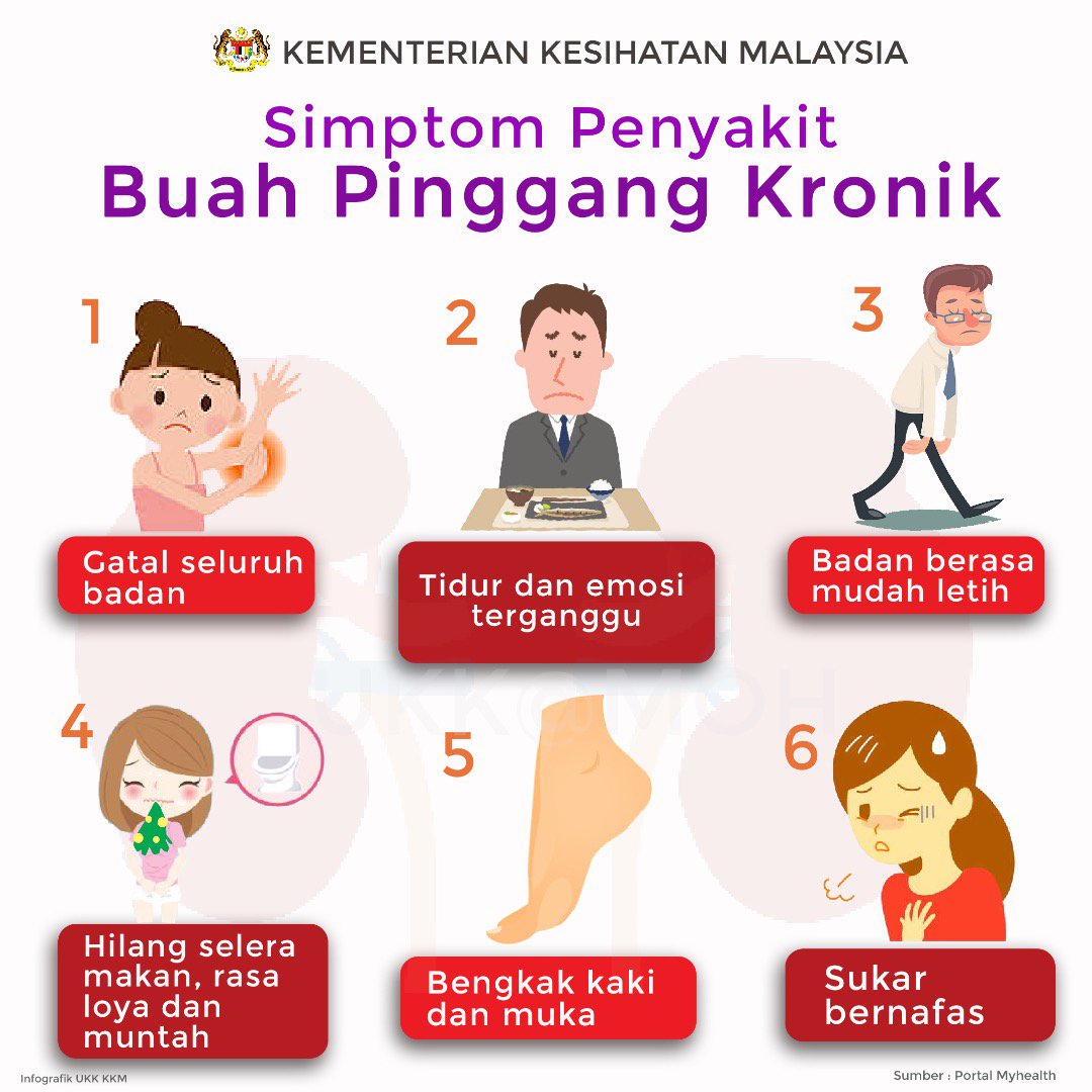 Kkm Portal Myhealth On Twitter Anda Mengalami Simptom2 Berikut Anda Mungkin Menghidapi Penyakit Buah Pinggang Dapatkan Rawatan Awal Sekiranya Mengalami Simptom2 Berikut Retweet Sihatmilikku Salingmenjaga Walkthetalk Https T Co
