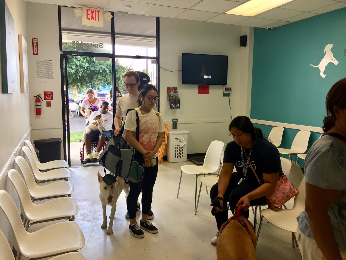 thesoniasoto's tweet photo. Thank you Angelita Sampaio for giving @BillKingHouston &amp; me a tour of the @emancipet #Houston clinic. 
#Emancipet is a nonprofit organization that provides low cost spay &amp; neuter services. 
I can’t believe this is my 1st time touring this amazing facility
#HoustonPets #SpayNeuter https://t.co/6ueETdSjQe