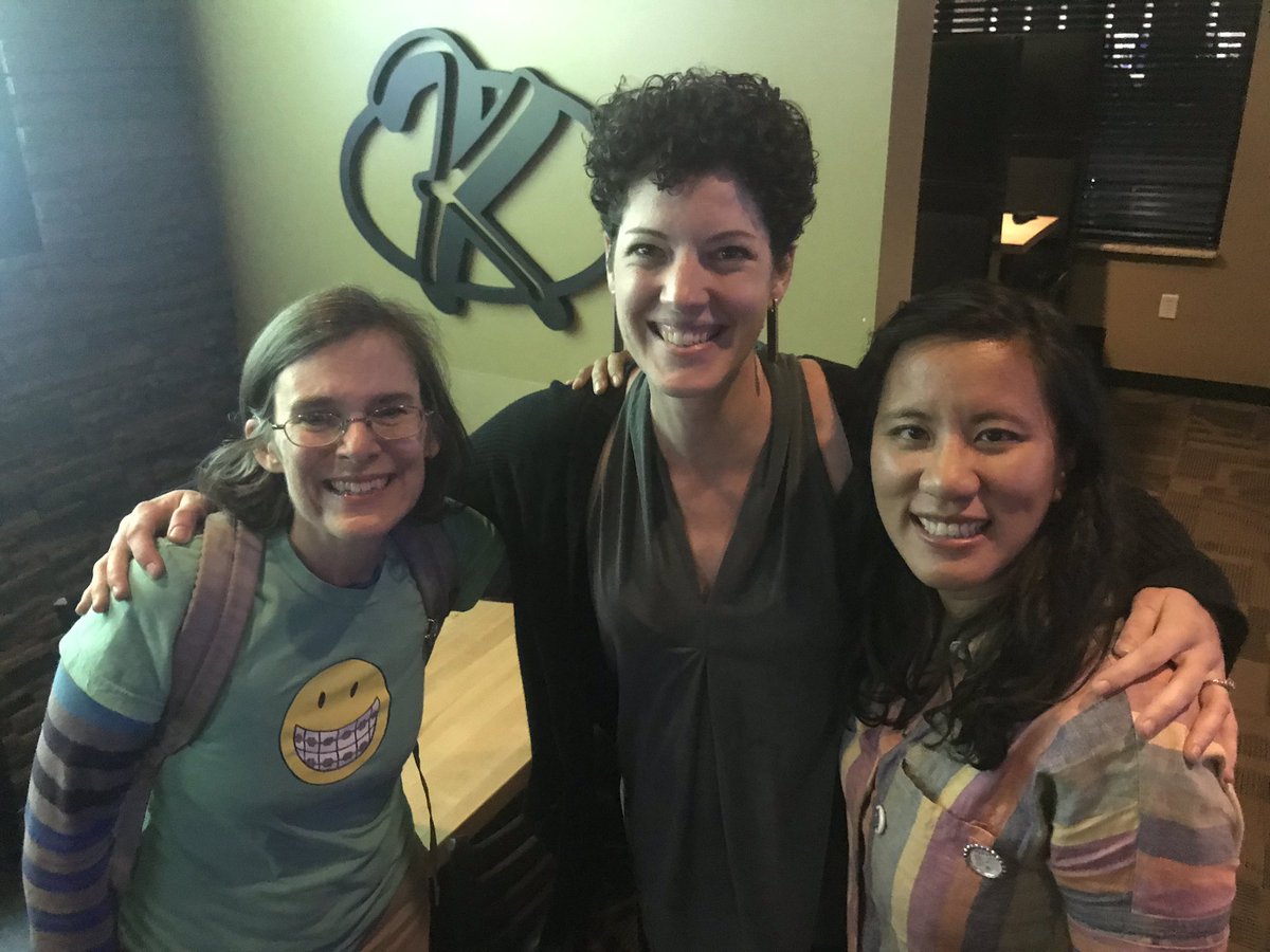 KRoyStudio's tweet image. Some photos with a few of my incredible colleagues that I got to meet for the first time at this year’s #nErDCampMI. What an amazing experience, I am going home with a full heart and so many new ideas. Thank you all for your commitment to kids and literacy!