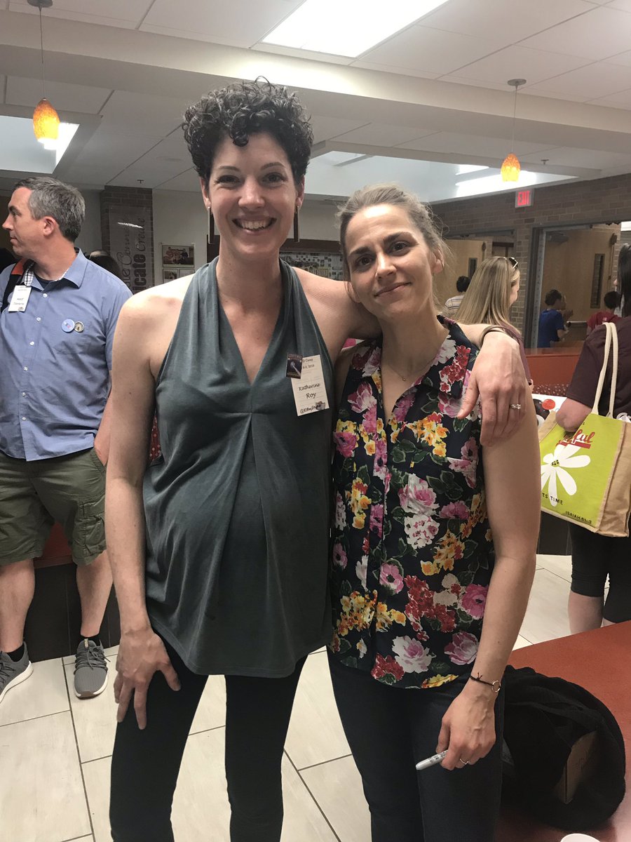 KRoyStudio's tweet image. Some photos with a few of my incredible colleagues that I got to meet for the first time at this year’s #nErDCampMI. What an amazing experience, I am going home with a full heart and so many new ideas. Thank you all for your commitment to kids and literacy!