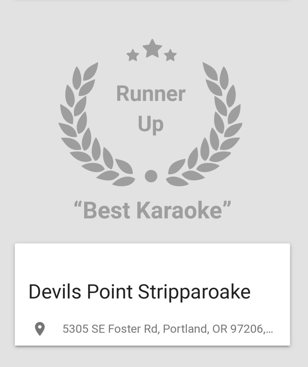 DevilsPoint_PDX's tweet photo. Thank you Portland!!! #bop2019 @wweek #devilspointpdx #stripparaoke https://t.co/UG25DcaZSl