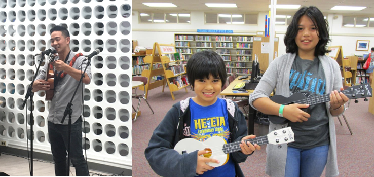 HSPLSOahuHIgov's tweet photo. Did you know you can borrow 'ukulele from the library? Jake Shimabukuro &amp; Taimane will be performing at #HawaiiStateLibrary July 18, 6pm to celebrate our expanding 'ukulele program! https://t.co/6bMmNPgNXn