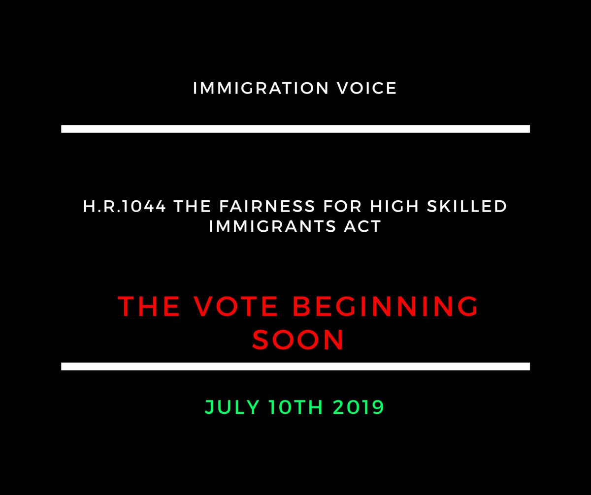 Immigration Voice On Twitter Hr1044 Greencardequality Vote