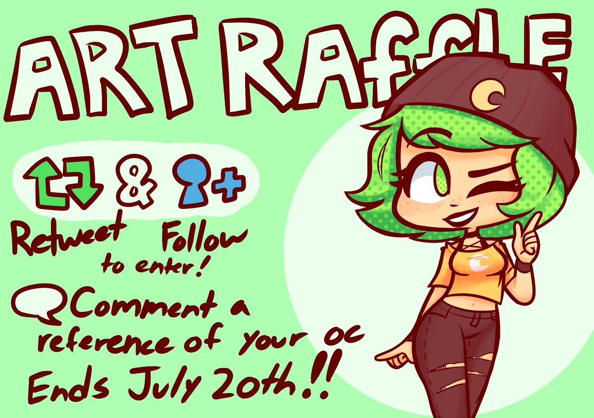 Doing an Art Raffle!!
to enter all you need to do is: Retweet and Follow, (comments are optional)
Prize will be a Half body color and shaded like the example in the pic!
