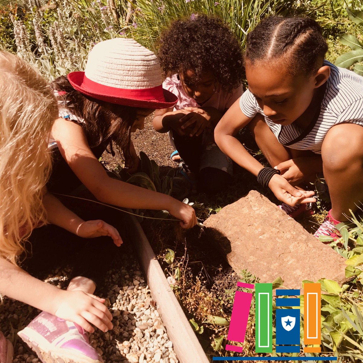 litleagueboxes's tweet photo. We’re going on a bug hunt! We’re going to catch a big one. What a beautiful day!”These little readers are enjoying outdoor fun with one of many activities from our newest picture book box - Diary of a Worm.. #outdoorlearning #lifescienceforkids @doreencronin1 @Blisscartoons https://t.co/rNV9TM3si4