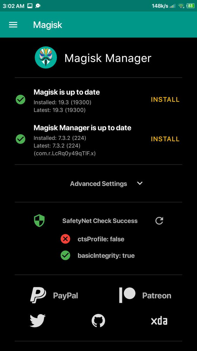 DaveGodenk's tweet image. Recently, I tried to use the build fingerprint of Huawei devices on my Xiaomi devices. And what happened after that? My phone is NOT CERTIFIED anymore in Google Play Store, and couldn&apos;t bypass SafetyNet!
#magisk #android #xdadevelopers #xda #huawei #google