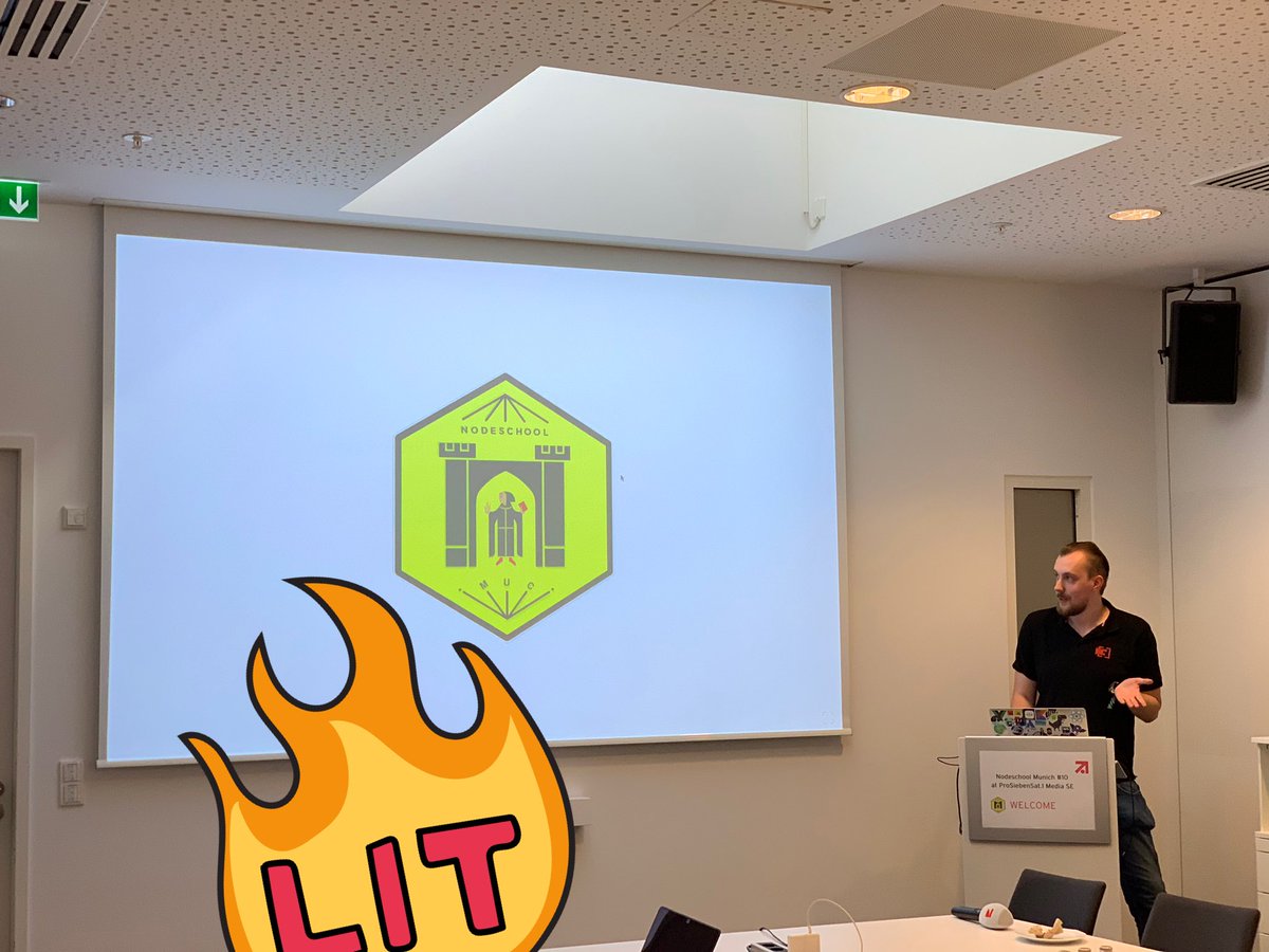 Nodeschool Munich tweet media
