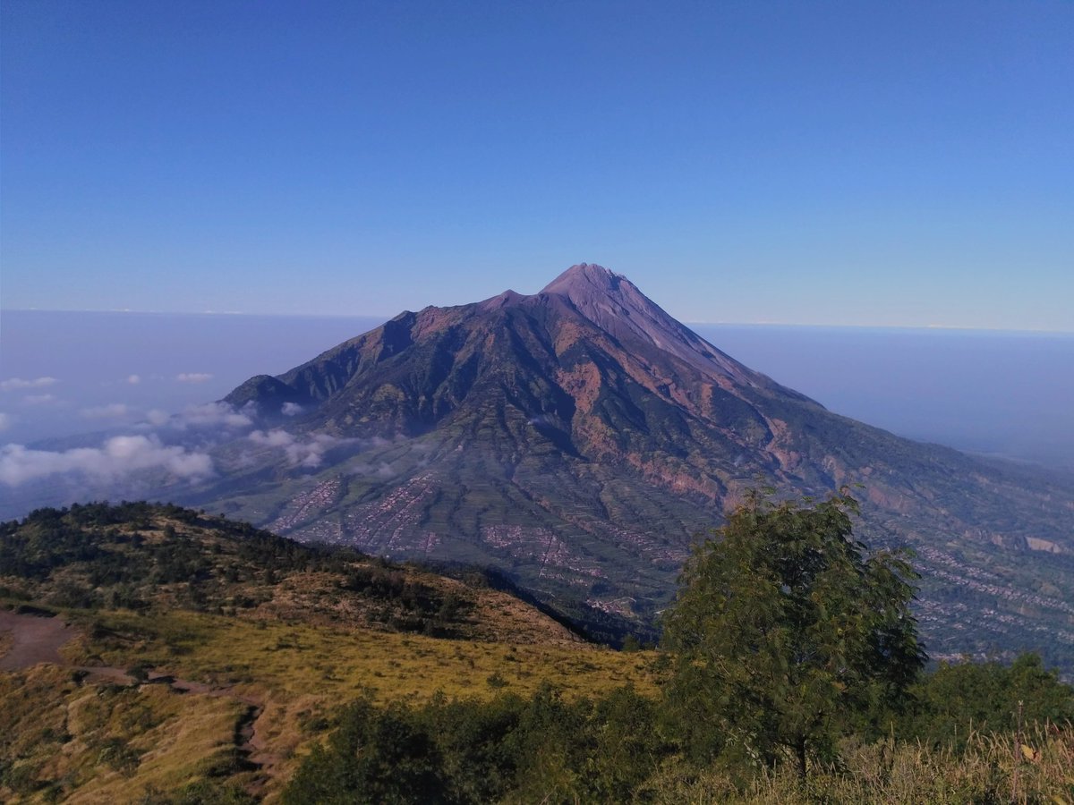 Merapi News On Twitter Pemandangan Gunung Merapi Tadi Pagi Dari