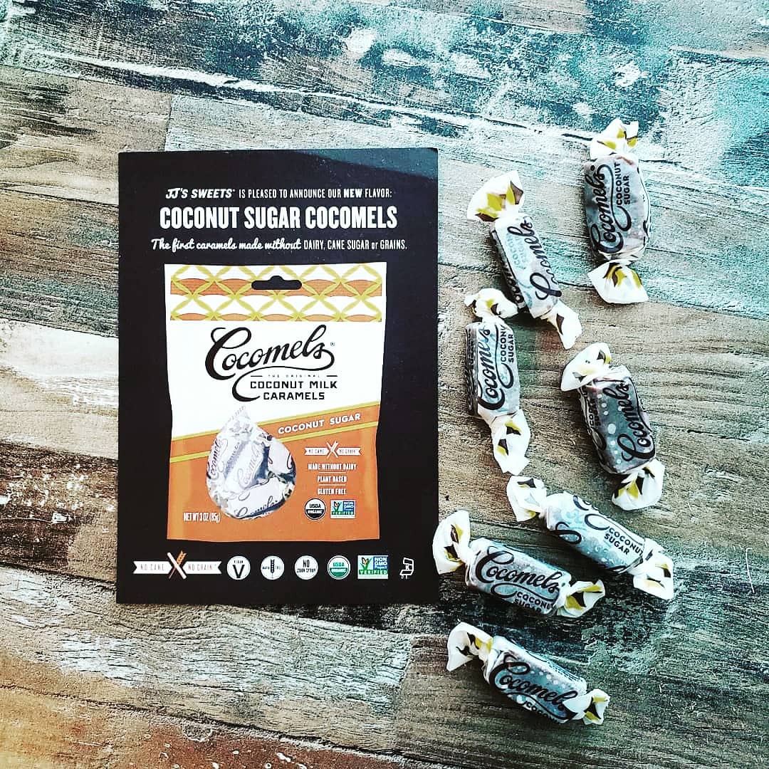 itsmefaika's tweet photo. Finally a caramel which is gluten free, dairy free, vegan, non-gmo, made from yummy coconut sugar giving you the right kind of oomph. 
These coconut milk caramels @jjscocomels are perfect for your whole family. Try one today!
#jjscocomels #coconutsugar #caramel #vegan  #dairyfree https://t.co/QAP42qvPCi