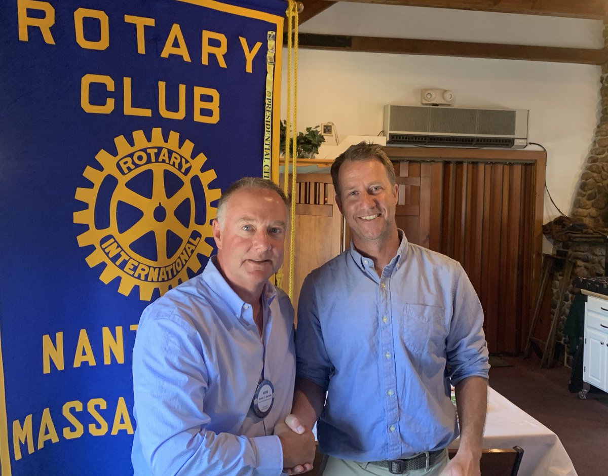RotaryNantucket's tweet photo. Thank you Cormac Collier for talking to the Club about public access and conservation programs at the Nantucket Conservation Foundation. 
#ServiceAboveSelf 
@ackconservation https://t.co/lFMeXVRZ5r