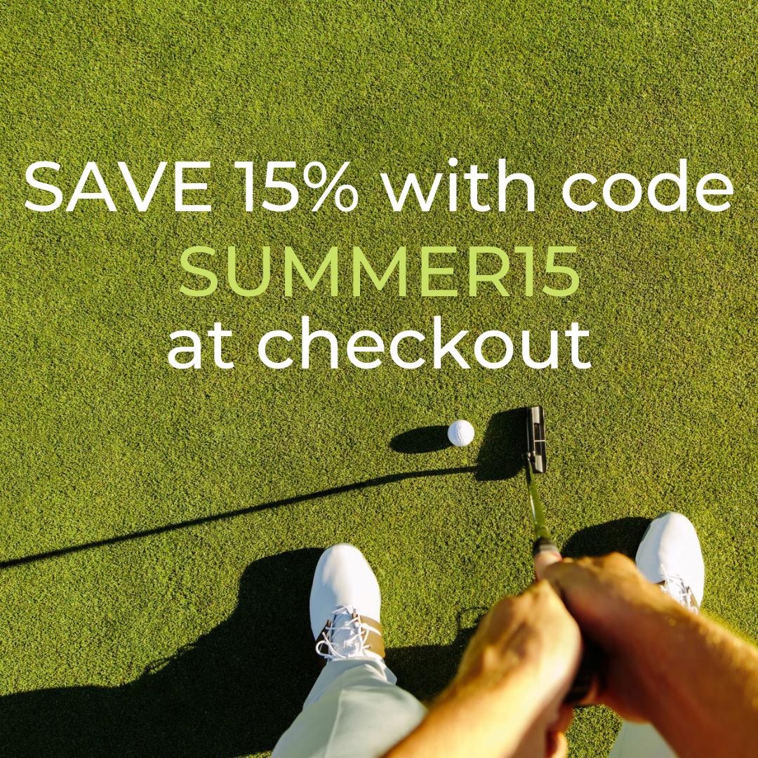 swingalign's tweet image. Temperatures are rising but prices don't need to...
Save 15% sitewide!
bit.ly/SUMMER15_PROMO 
#golf #swingalign #golfswing