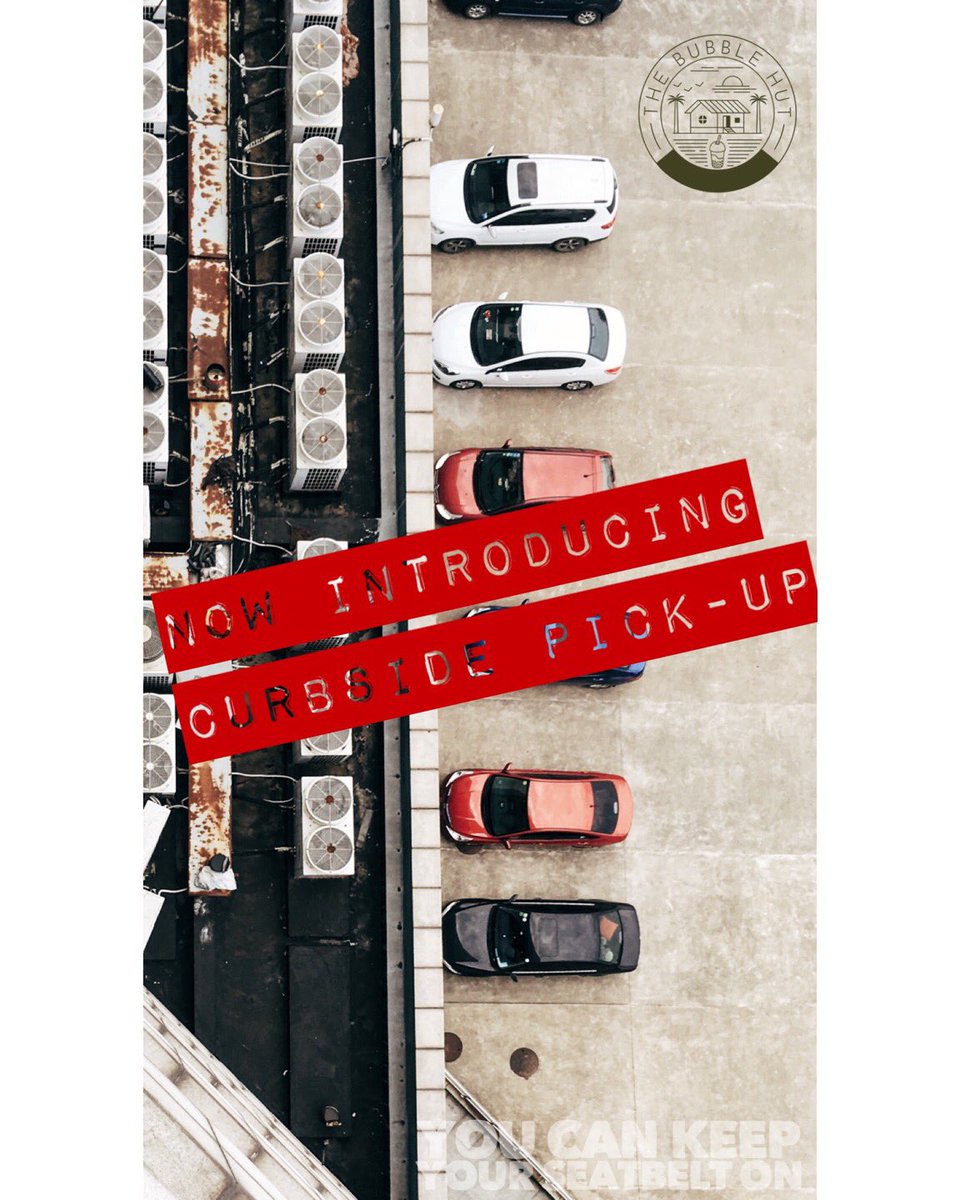 TheBubbleHut's tweet photo. 💥Now introducing curbside pick-up💥

Don’t feel like getting out the car? 🚘Give us a call 📞 &amp; we will bring your order right to you!
    Getting your tea has never been easier 🤩🤩
** First 10 calls receive 30% off your ENTIRE purchase ** https://t.co/ZSJgqI8oKf