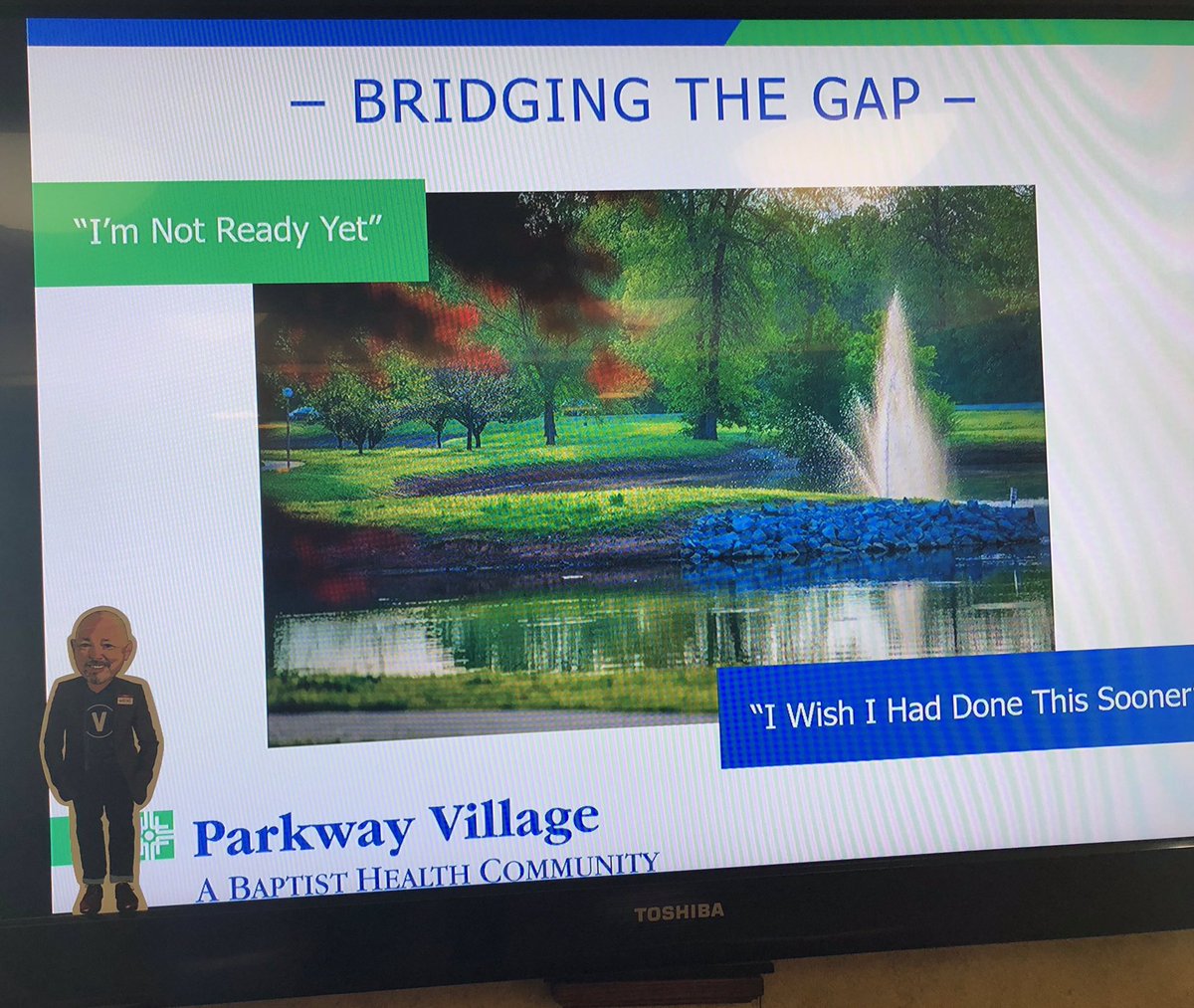 VarsityBranding's tweet photo. #flatwayne steps into the spotlight at #ParkwayVillage in Little Rock. He’ll be introducing our own @jbelascostone to share her wisdom with the community’s prospective residents. #bridgingthegap #whereswayne https://t.co/PM81VJ0z9S