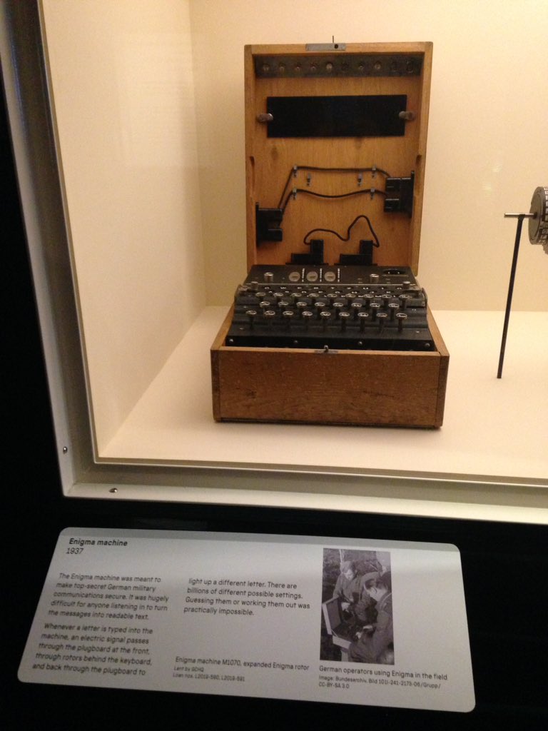 robcauston's tweet image. Great exhibition at the science museum. Some useful information for new cryptic geocaches @sciencemuseum  #ciphers #gchq #geocaching