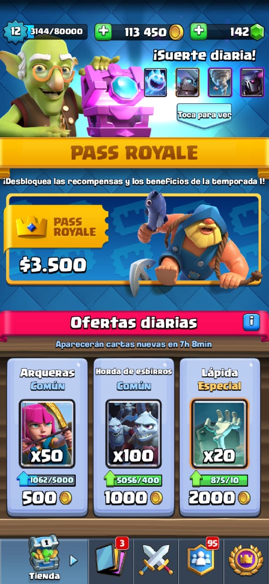 No te quedes sin la oportunidad de conseguir tu pass Royale! 
¡¡Sorteo!!
Pass Royale❤️
Requisitos:
- Mencionar dos amigo
- Dar me gusta 
- Dar RT
-Seguirnos y a 
@alannavap ⚡
@berdigod 🔥
¡EL ganador se darán el día domingo!!
