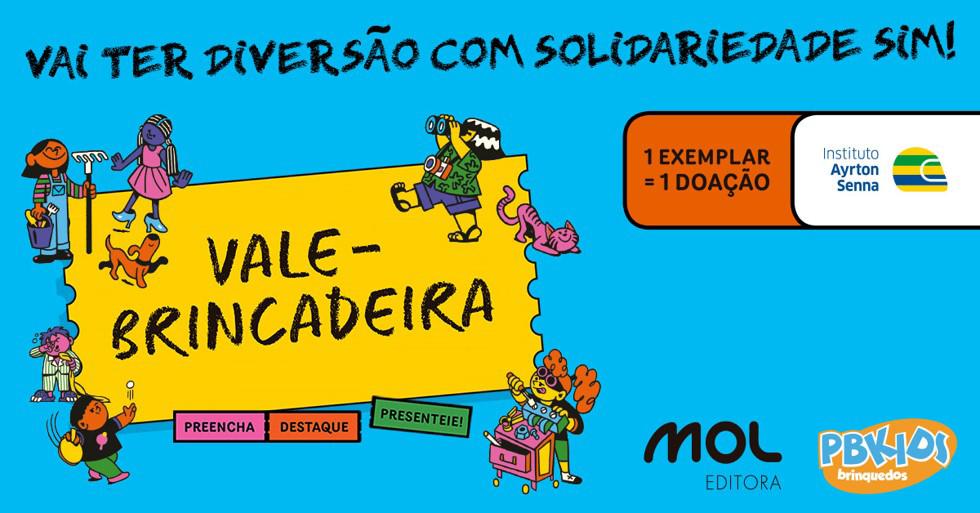 instayrtonsenna's tweet photo. Vai ter diversão com solidariedade sim! O Vale-Brincadeira já está disponível nas lojas físicas da @PBKIDSBrinquedo. Corra e garanta a diversão para toda a família! :D #institutoayrtonsenna #valebrincadeira #PBKIDS #editoramol #bancadobem https://t.co/Ik5Wa73EtX