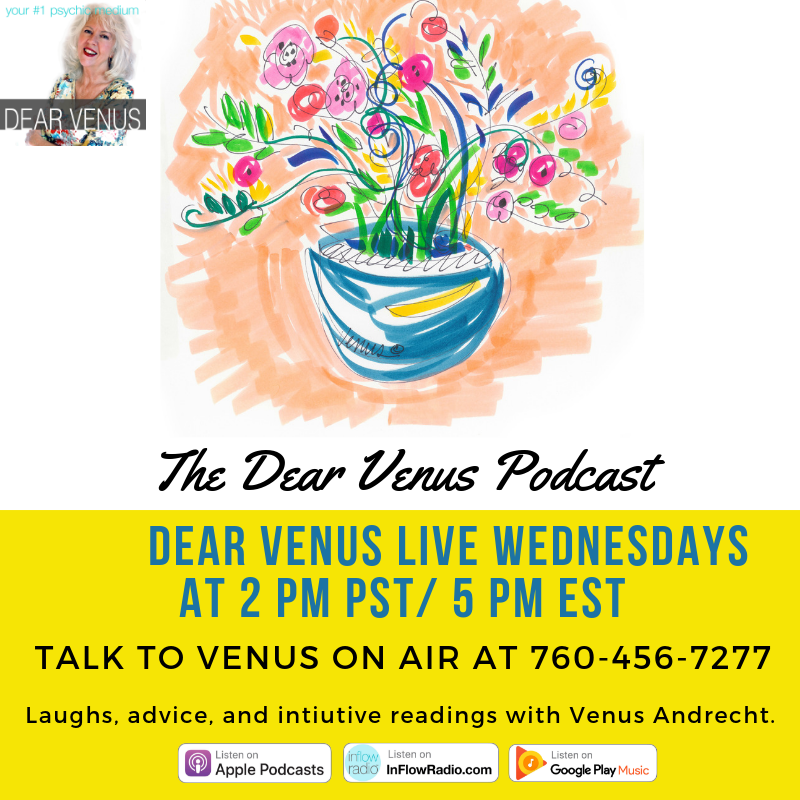 inflowradio's tweet photo. It's our favorite day of the week. What will Venus say today? Tune into https://t.co/0B7yO39AbC at 2 pm PST / 5 pm EST to find out! Want to talk to her on air? Call 760-456-7277 https://t.co/0xWa4Yfhui