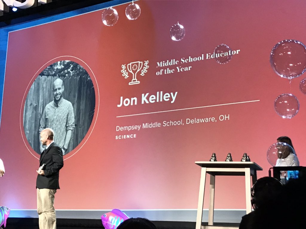Congrats <a href="/MrKelley64/">Jon Kelley</a> Middle School Educator of the Year! <a href="/DempseyMS/">Dempsey Middle School</a> <a href="/DCS_Pacers/">DelawareCity Schools</a>