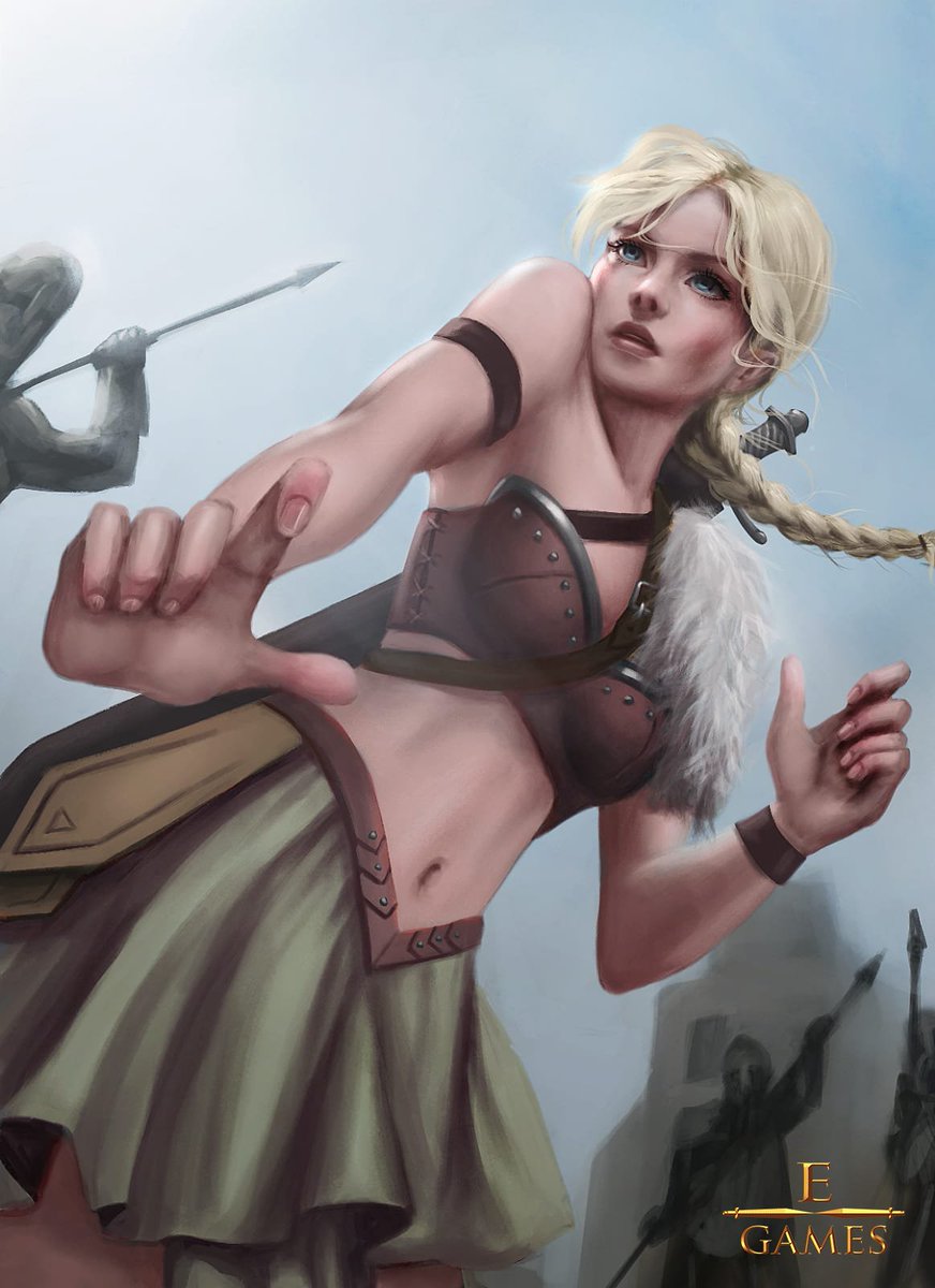 DreamOfGodsDOG's tweet photo. Aphrodite, the goddess of beauty and love is not afraid to take the sword in her hands! We present to you #Aphrodite #skin :D On first picture the #art, on the second, the #IngameModel that is still in the making.
#DOG #DreamOfGods #gamedev #gaming #mythology #greekmythology https://t.co/qcpPoWiptb