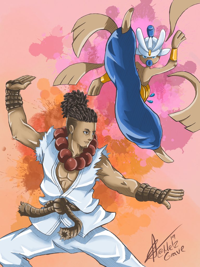 This is a dope commission of me! Go check out @MelzGrave for cool art like this!