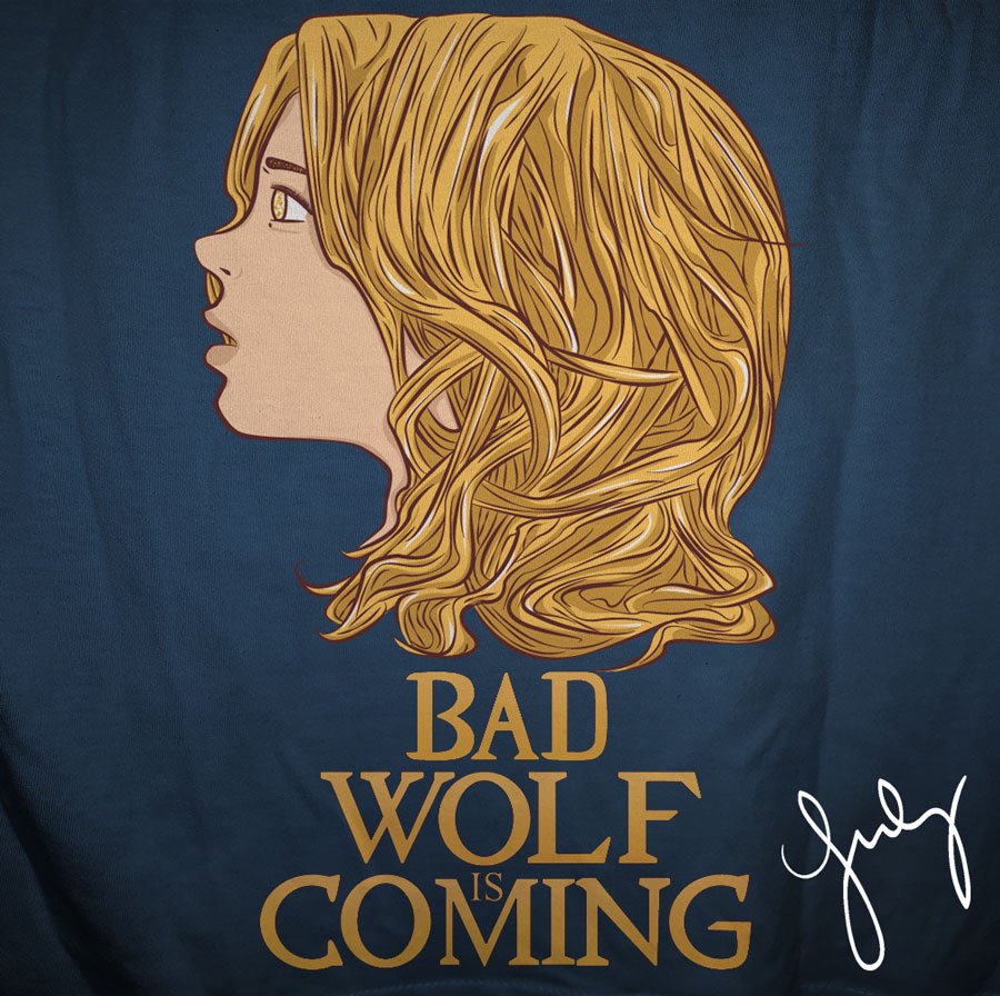 YulyDesigns's tweet image. “#BadWolf Is Coming” 🐺

This is a T-shirt design that I made in 2013 but I never published it. I’d like to improve it and make it a real T-shirt.
.
.
#Tshirts #DigitalArt #GameofThrones #DoctorWho #RoseTyler