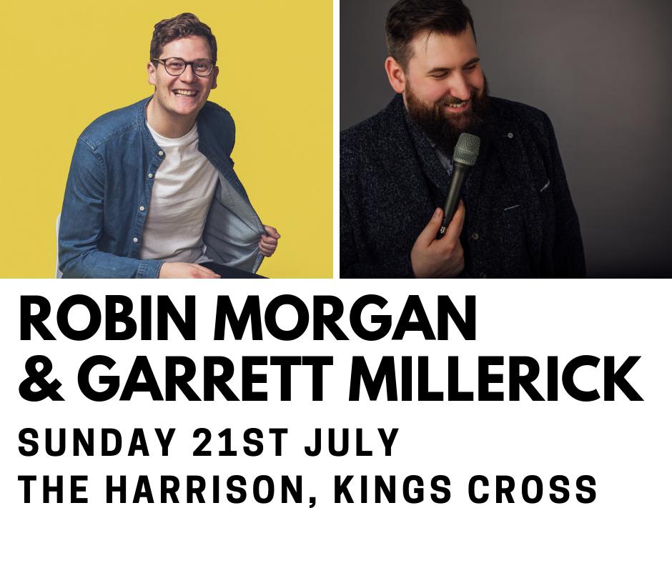 Get booking for a wonderful new show from <a href="/robinjaymorgan/">Robin Morgan</a> - writer for THE MASH REPORT and THE NEWS QUIZ - on Sunday 21st July at <a href="/TheHarrisonFolk/">The Harrison Pub</a> - just £5! tickettext.co.uk/sttmsh/garrett…