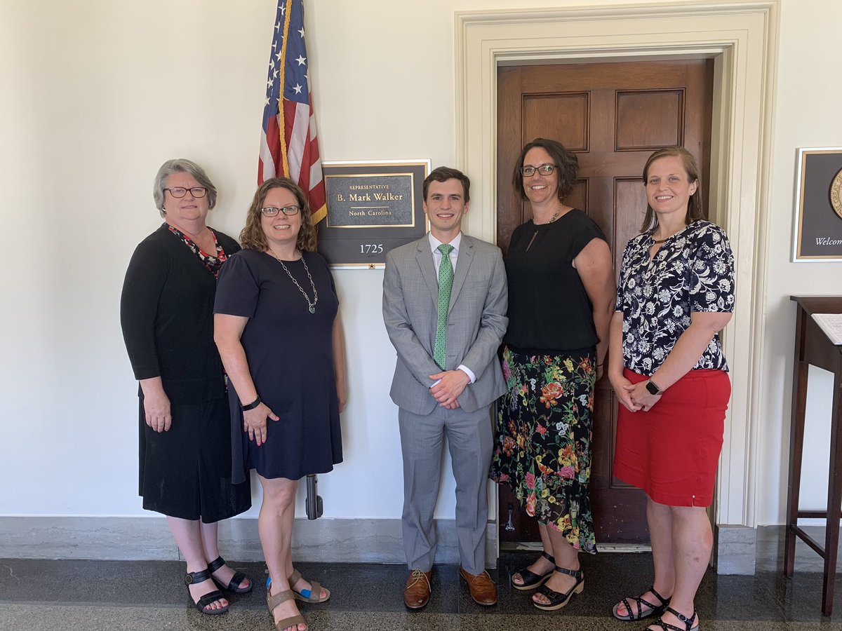 On the Hill all day today! Our teachers got to meet with their Representatives, @SenatorBurr, and with Corey Brown of @SenThomTillis’ office. @NuggetsOnMars #NuggetsOnMars19