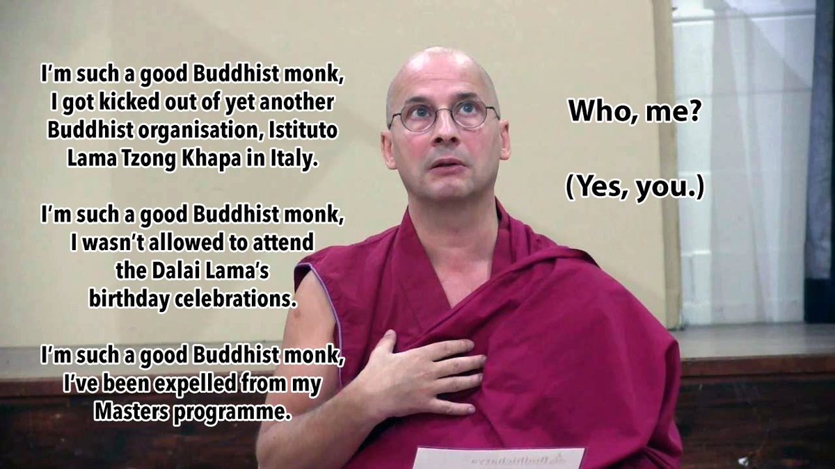 Steveleemee's tweet photo. LOL! @PeljorTenzin was kicked out from the #DalaiLama's puja

#TibetCause #humanrights #bhodrangzen #JaiHind #India #Tibet #FreeTibet #Lhasa #mumbai #bangalore #TwoPanchenLamas #GedhunChoekyiNyima #GyaincainNorbu #bbc  #aljazeera https://t.co/bS1l22Xffn