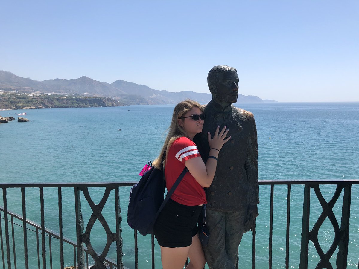 raiders_travel's tweet photo. Day 3: Nerja and Granada. We toured the Nerja caves and then spent the day exploring this cute beach town. #eftours https://t.co/yrolW1G8rb