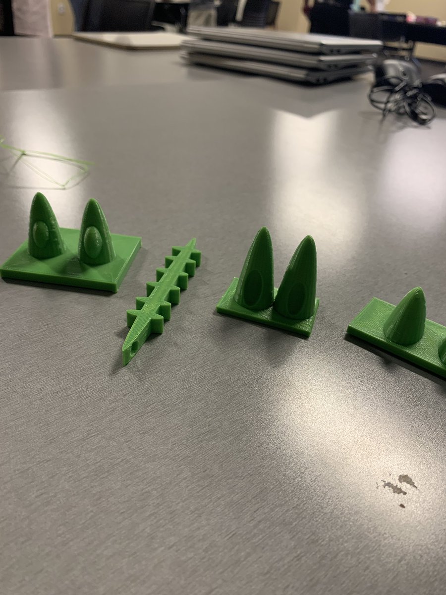 TeachtheTech's tweet photo. Today at Creator Camp I worked with 2nd graders to make features for their animal they are going to design. So awesome seeing brand new students pick up 3D printing. Ears and tails were the most designed. Great camp put on by @EdTechEddie #3dprintedu https://t.co/vL0aCXQi3a