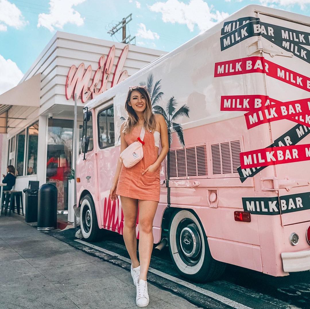 Spotted: <a href="/hellokitty/">Hello Kitty</a> in Los Angeles. Our friend <a href="/ccl7lcc/">Celine Linarte</a> is out and about exploring her favorite spots on Melrose with the Hello Kitty Fifteen Hip Pack. #HelloKittyXHerschel