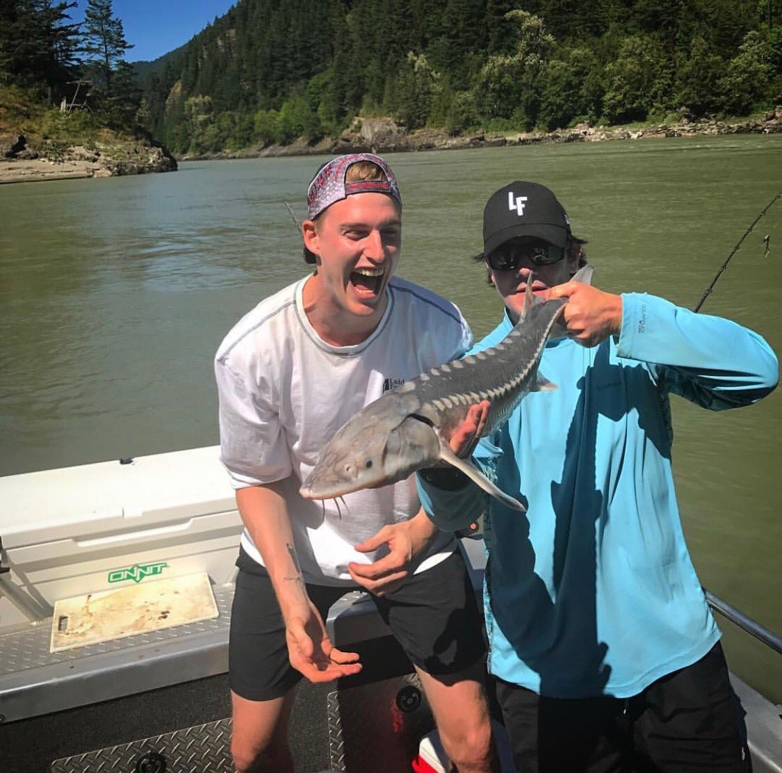 LaddFoundation's tweet photo. Newest ⁦@Canucks⁩ defensemen #TylerMyers will be rocking this smile again at our 3rd annual ⁦@LaddFoundation⁩ Sturgeon Fishing Event July 30-Aug 2! DM us for info on how to join Tyler! ⁦@cmhakelowna⁩ ⁦@RBCwealth⁩ https://t.co/DhXvPxLRph